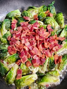 Cooking Brussel Sprouts Bacon or Ham