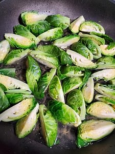 Brussel Sprouts Cooking 2