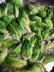 Cooking Brussel Sprouts 1