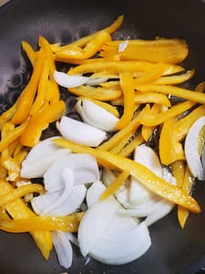 Yellow Bell Pepper Onions