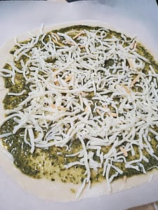 Pesto Pizza Not Cooked