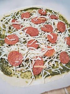 Pepperoni Pesto Not Cooked