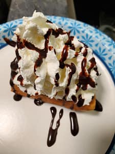 Chocolate Whipped Cream Waffle