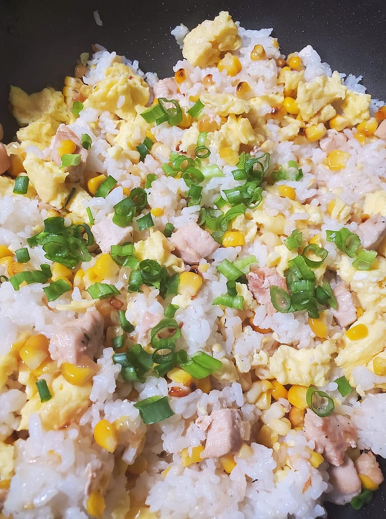 Fried Rice with leftovers