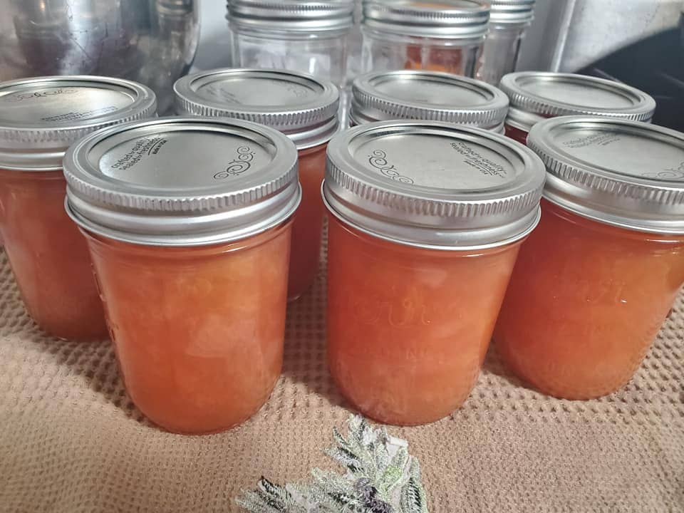 Canned Peach Jam